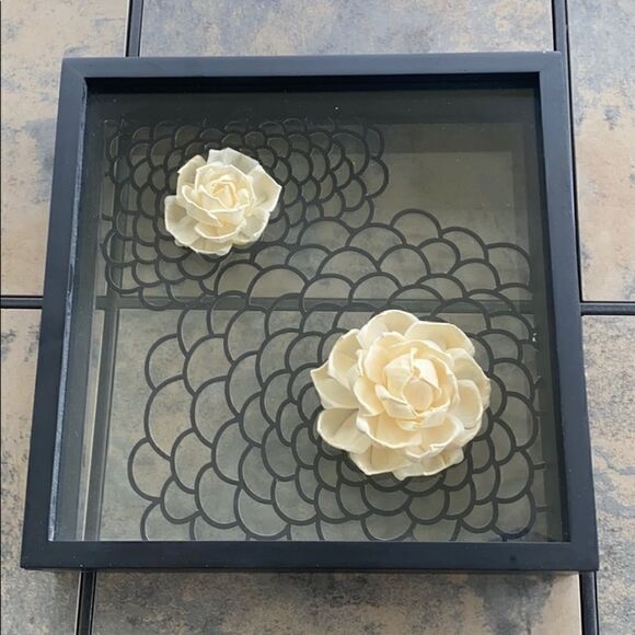 Pier 1 Shadow Box Wall Art Decor - Picture 1 of 5
